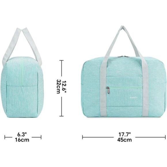 For Spirit Airlines Personal Item Bag 18x14x8 Foldable Travel Duffel Bag Tote - Picture 7 of 8